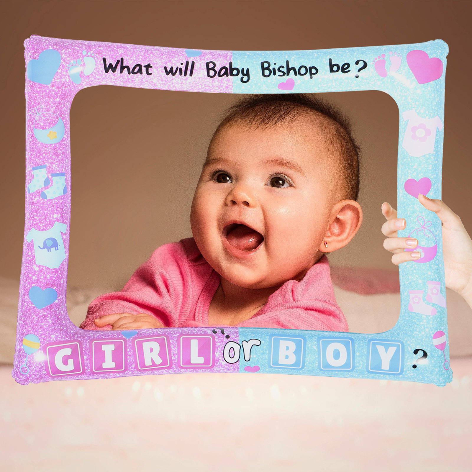 Baby Gender Reveal Photo Booth - Photo Booth Prop 评论和价格