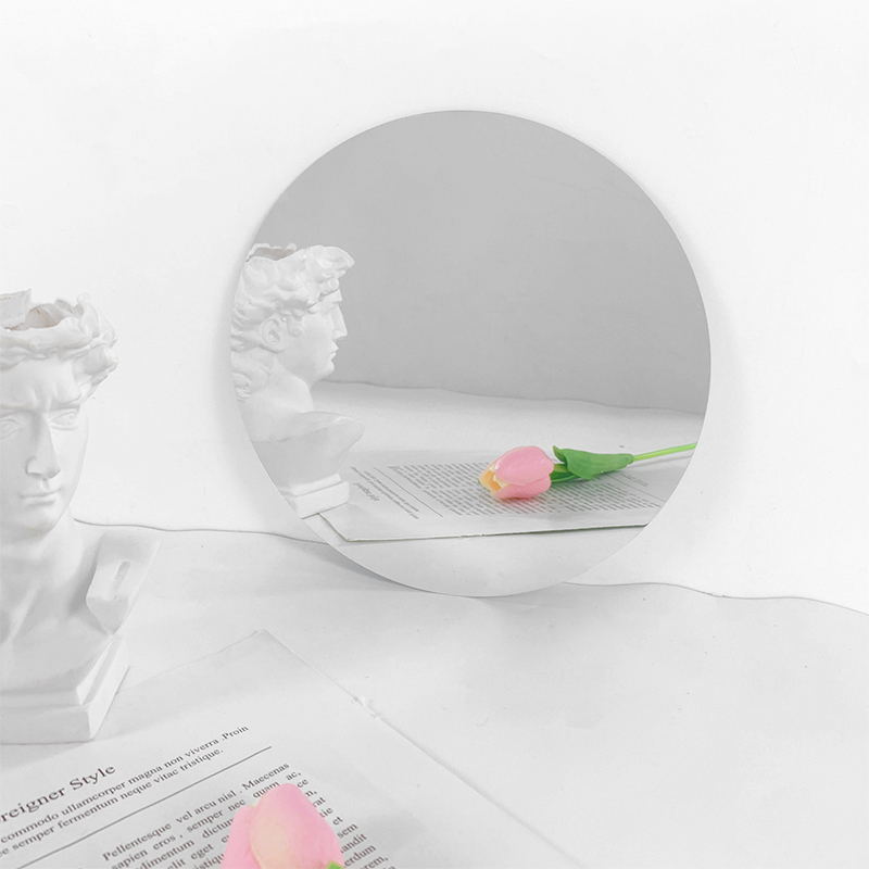 20cm Round Mirror Glass Tray   - Unity Candle Set 评论和价格