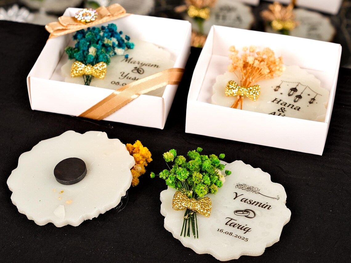 Personalized Wedding Magnet Fa - Wedding Package Gold 评论和价格