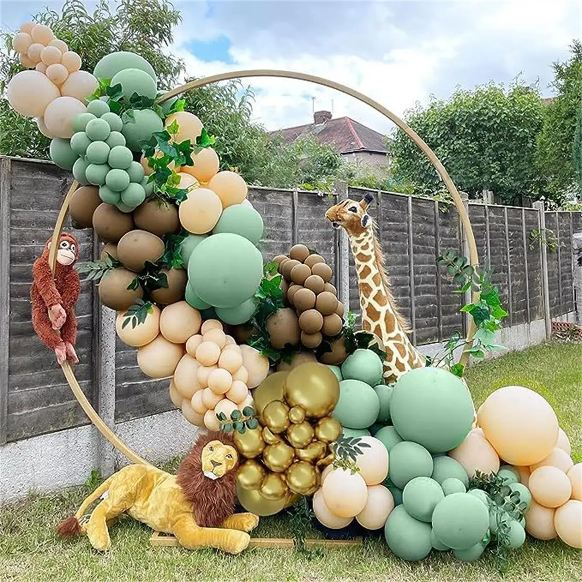 105Pcs Jungle Animal Balloon G - Wedding Zoo 评论和价格