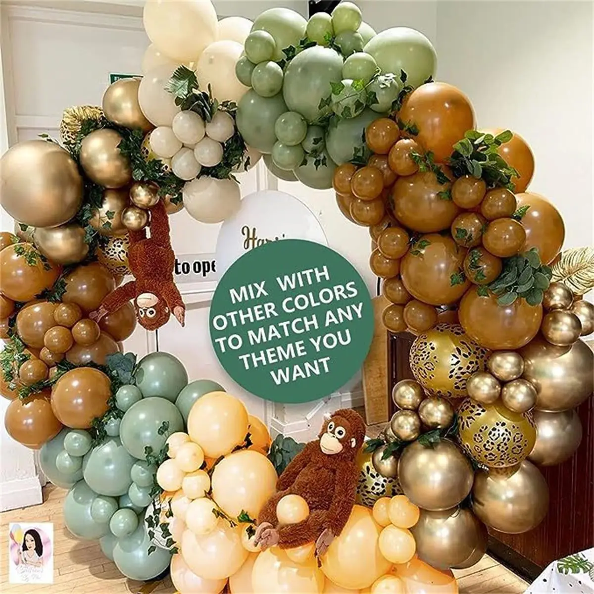 105Pcs Jungle Animal Balloon G - Wedding Zoo 评论和价格