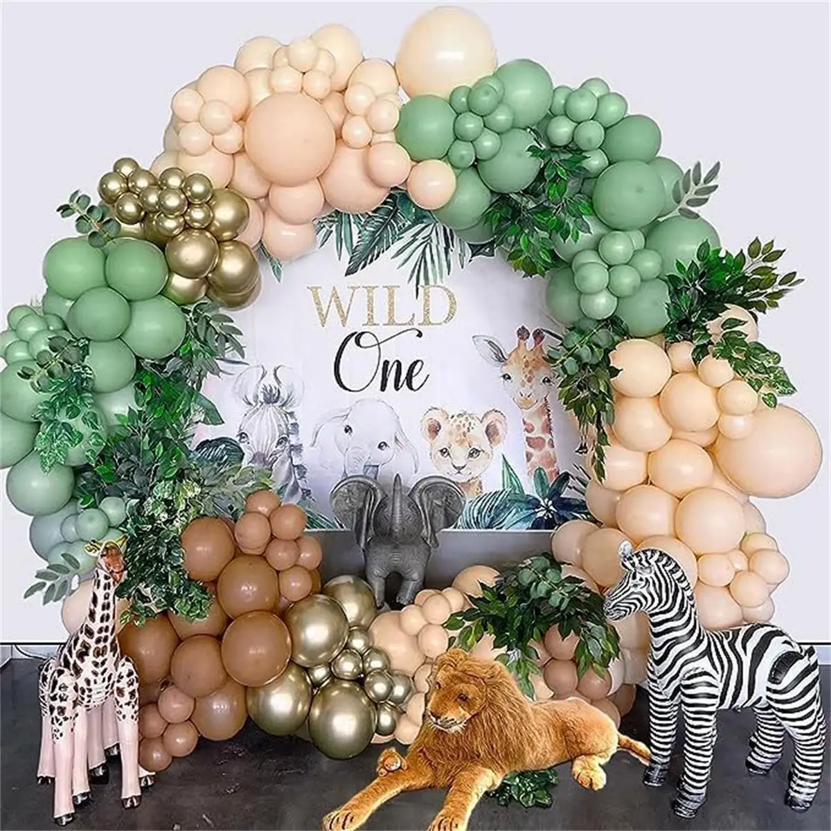 105Pcs Jungle Animal Balloon G - Wedding Zoo 评论和价格