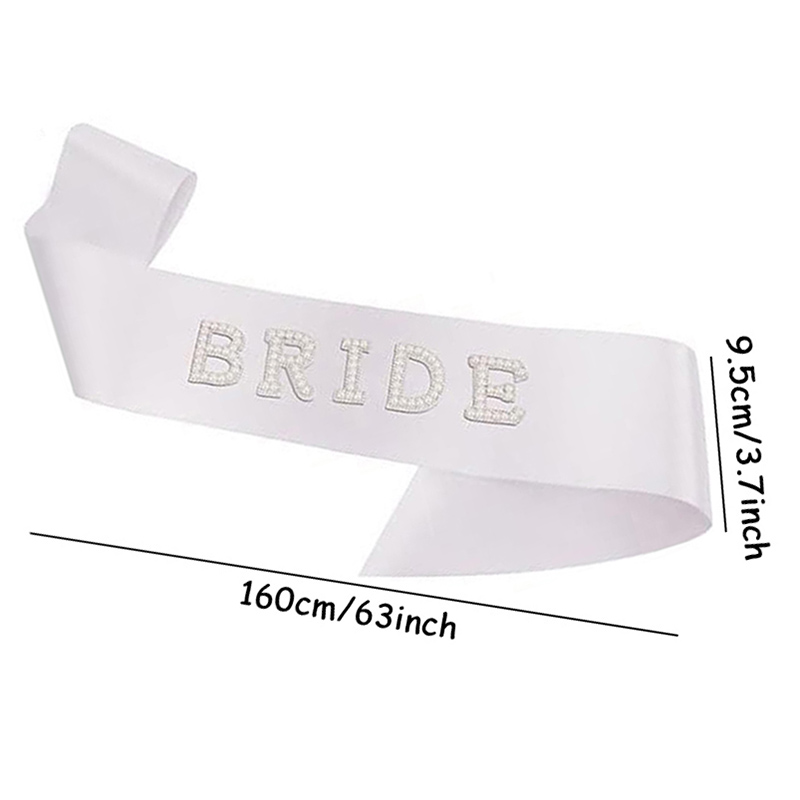 1pc 2025 Bride To Be Shoulder  - Wedding Water Supply 评论和价格
