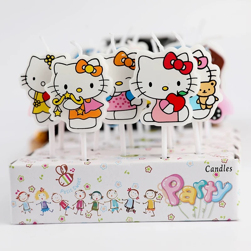 5pcs/Set Kawaii HelloKitty Han - Unity Candle Set 评论和价格