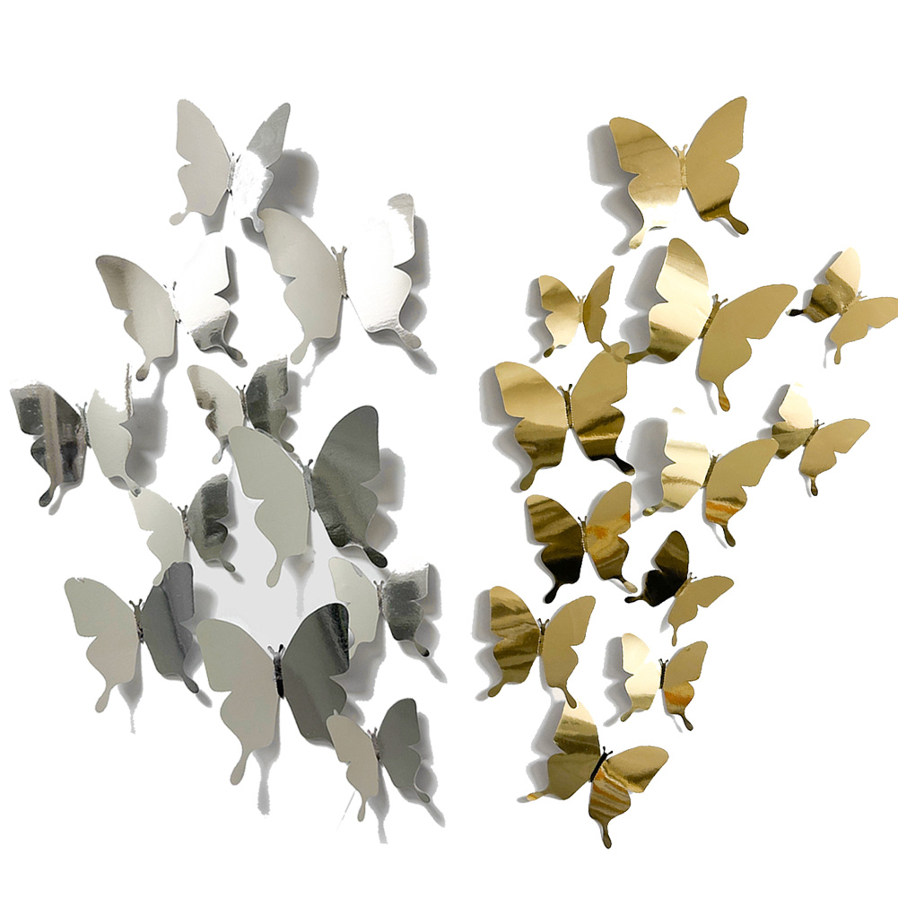 12 Pcs Gold Silver Reflective  - Wedding Package Gold 评论和价格