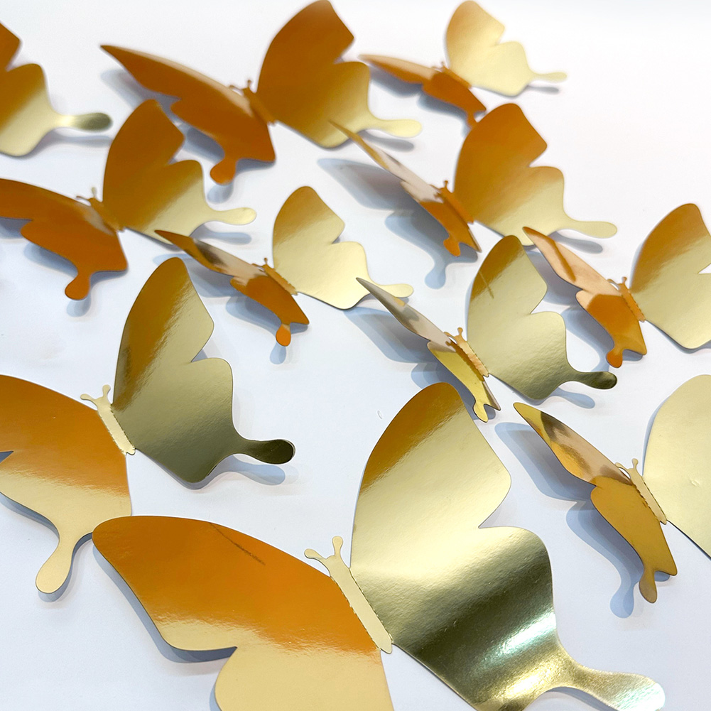 12 Pcs Gold Silver Reflective  - Wedding Package Gold 评论和价格