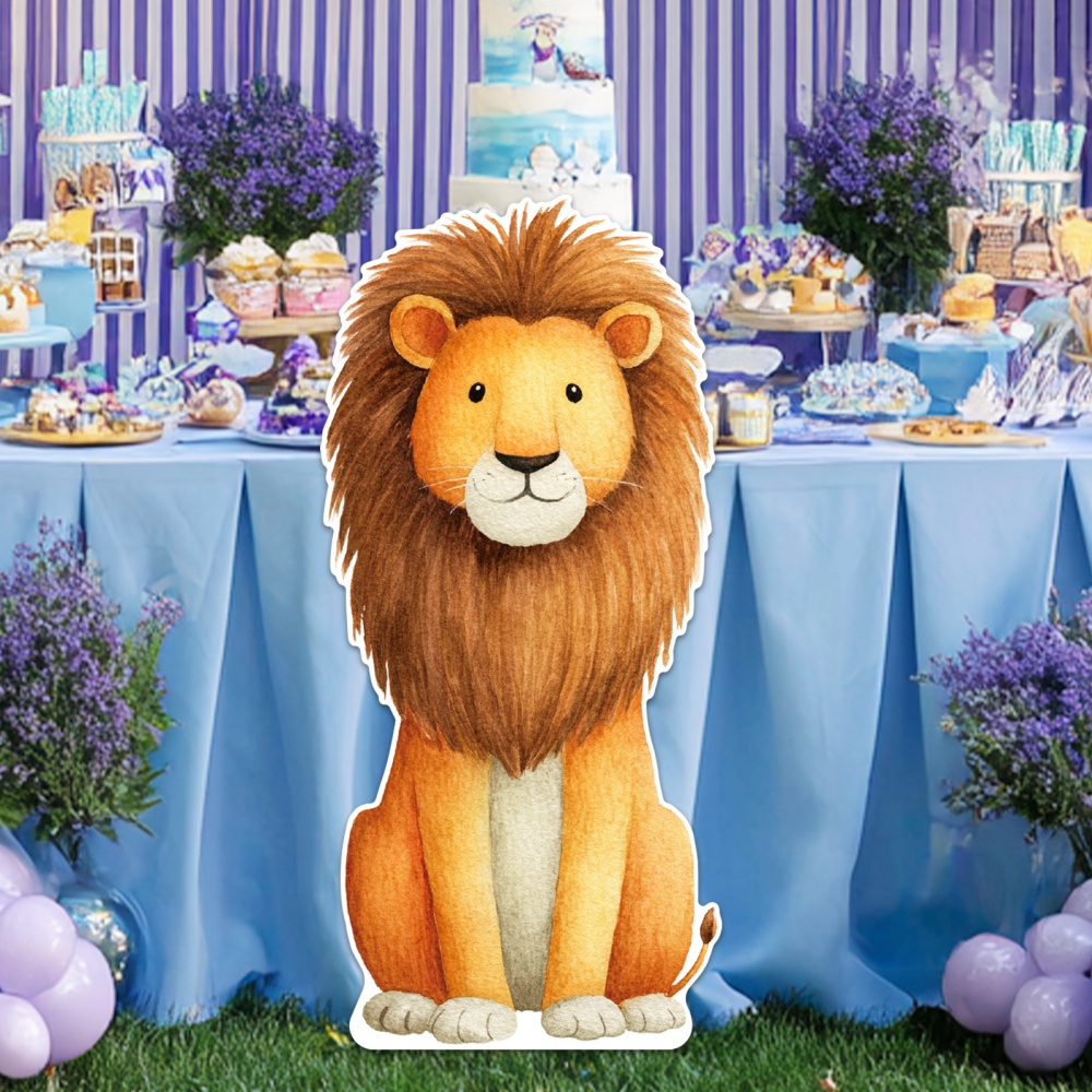 Animal Cardboard Cutout Stande - Photo Booth Prop 评论和价格