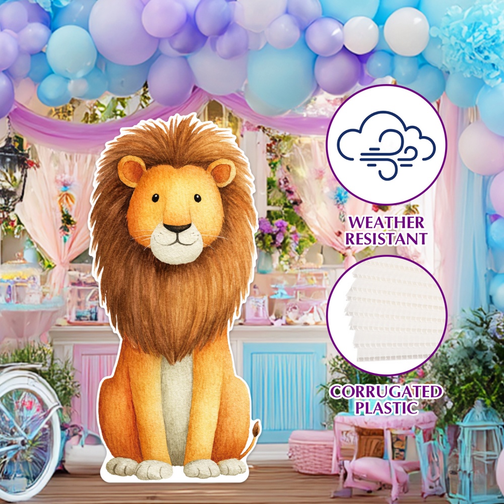 Animal Cardboard Cutout Stande - Photo Booth Prop 评论和价格