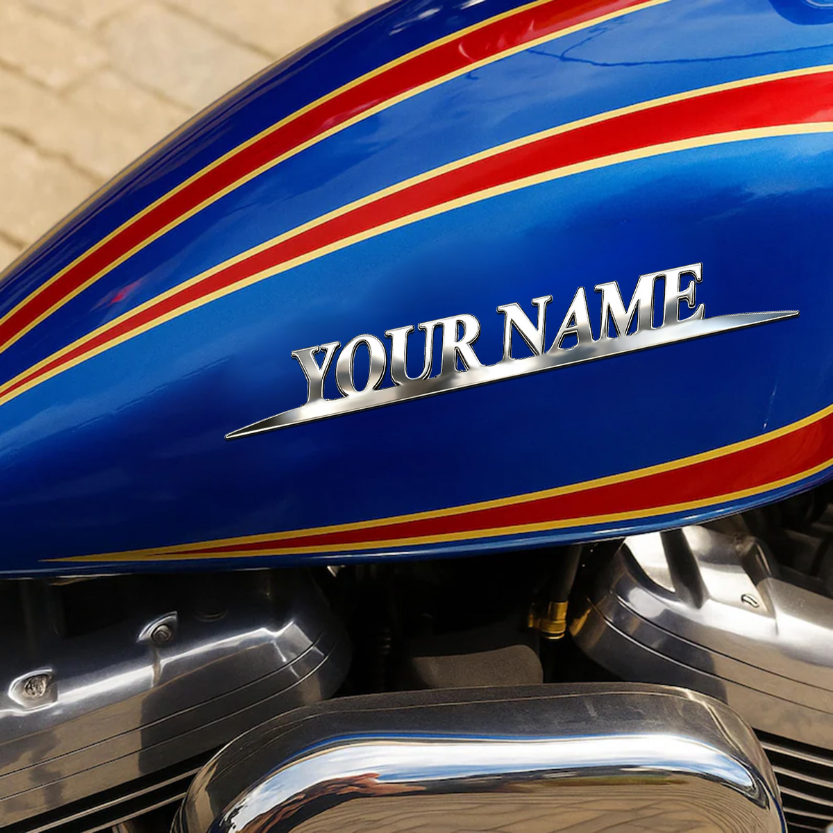 Metal Trendy YOUR NAME Sticker - Wedding Shop 评论和价格