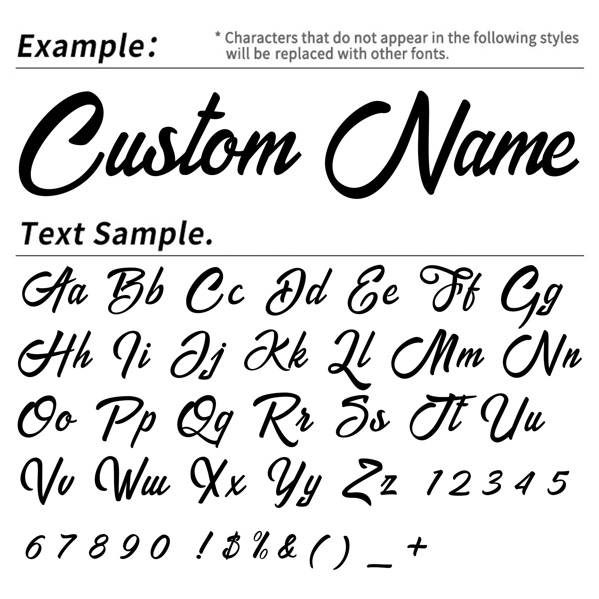 2PCS Custom Cursive Name Vinyl - Wedding Shop 评论和价格
