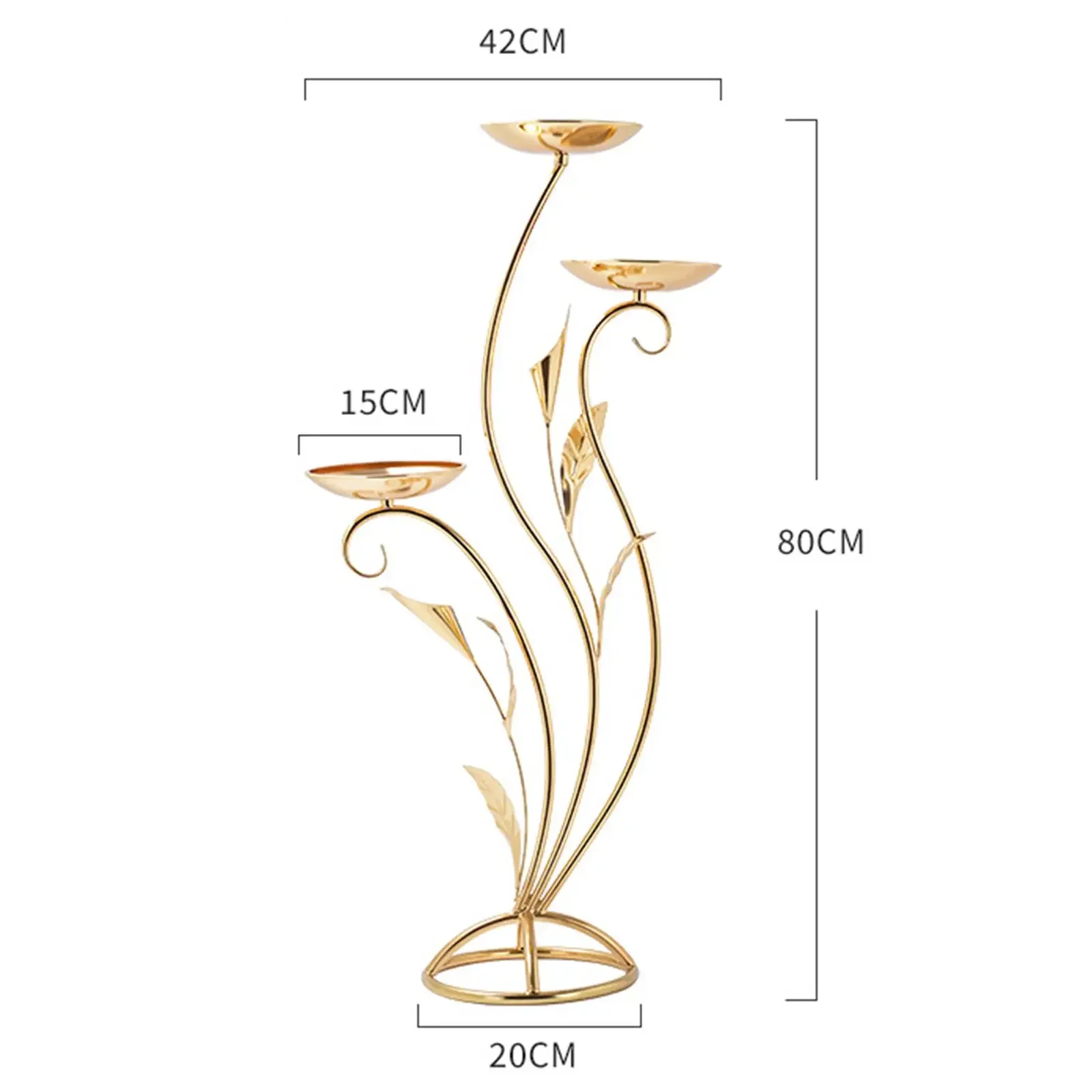 Gold Flower Stand for Wedding  - Wedding Decor Supply Store 评论和价格