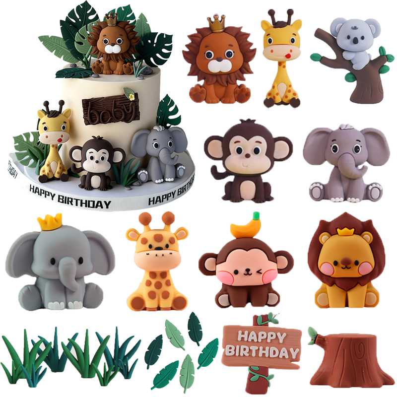 New Forest Jungle Animals Cake - Wedding Zoo 评论和价格