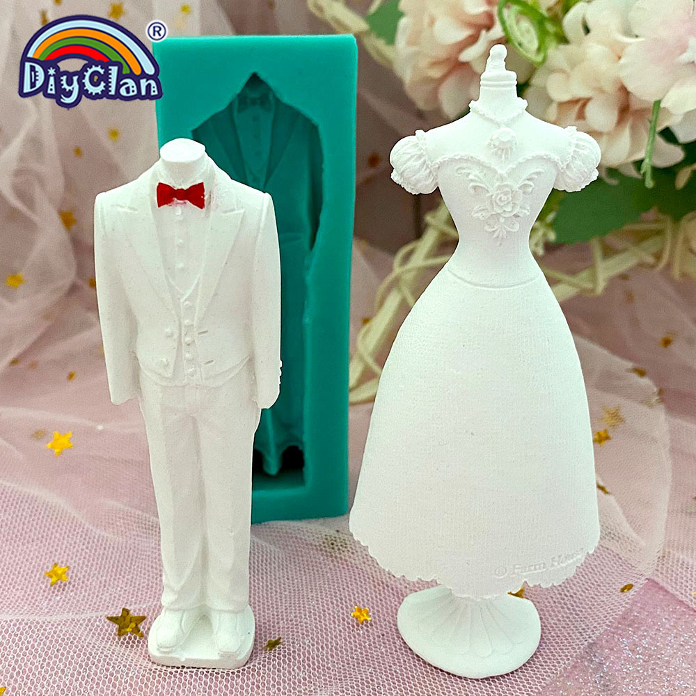Marry Decoration Silicone Mold - Wedding Dress Supply 评论和价格