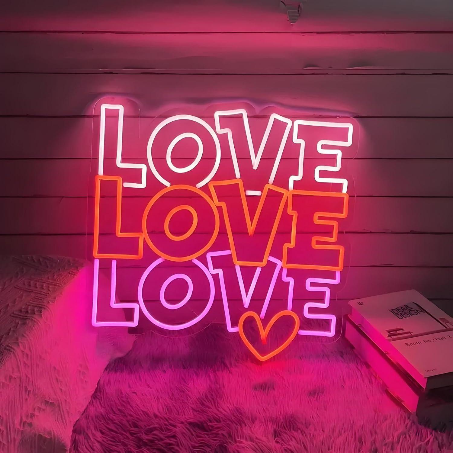 Love Neon Sign USB Dimmable LE - Wedding Shop 评论和价格