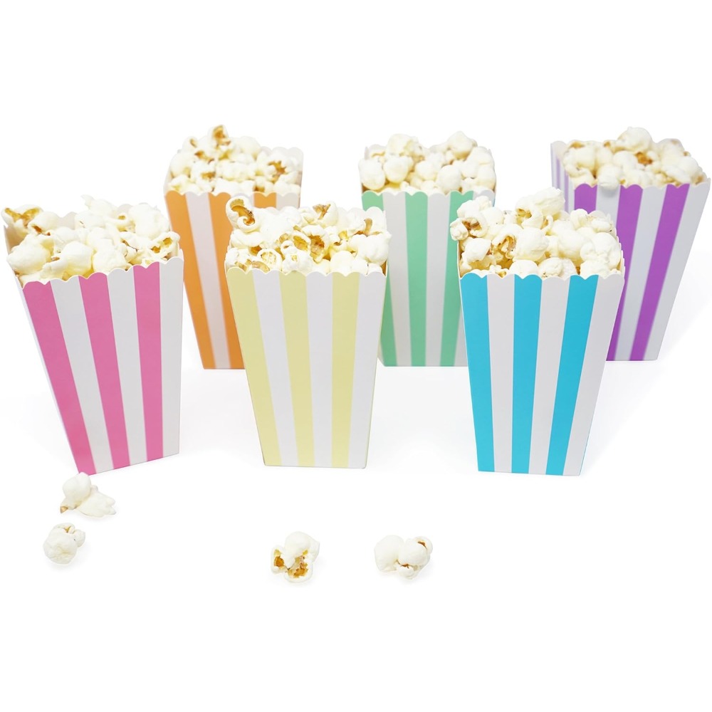 24pcs Mini Popcorn & Candy Fav - Wedding Favor Box 评论和价格