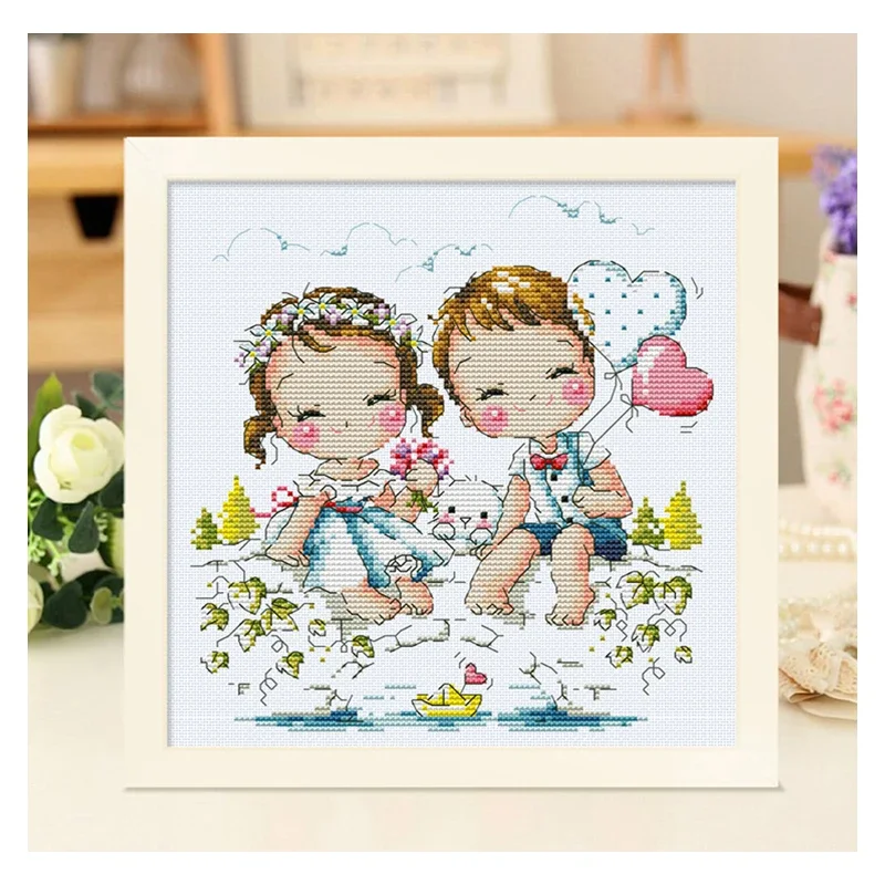 Amishop Counted Cross Stitch K - Wedding Package Gold 评论和价格