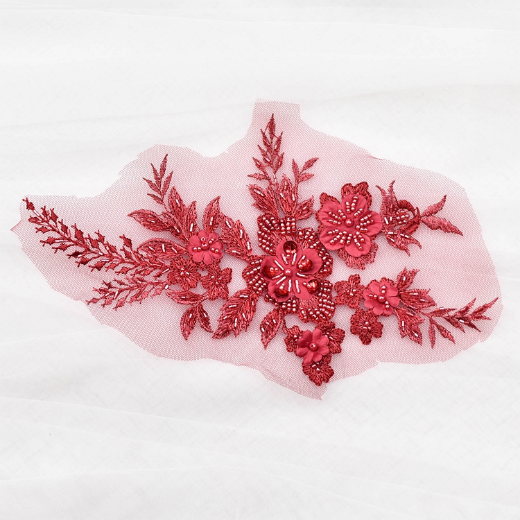 Fashion Elegant Beads Embroide - Wedding Lulu 评论和价格