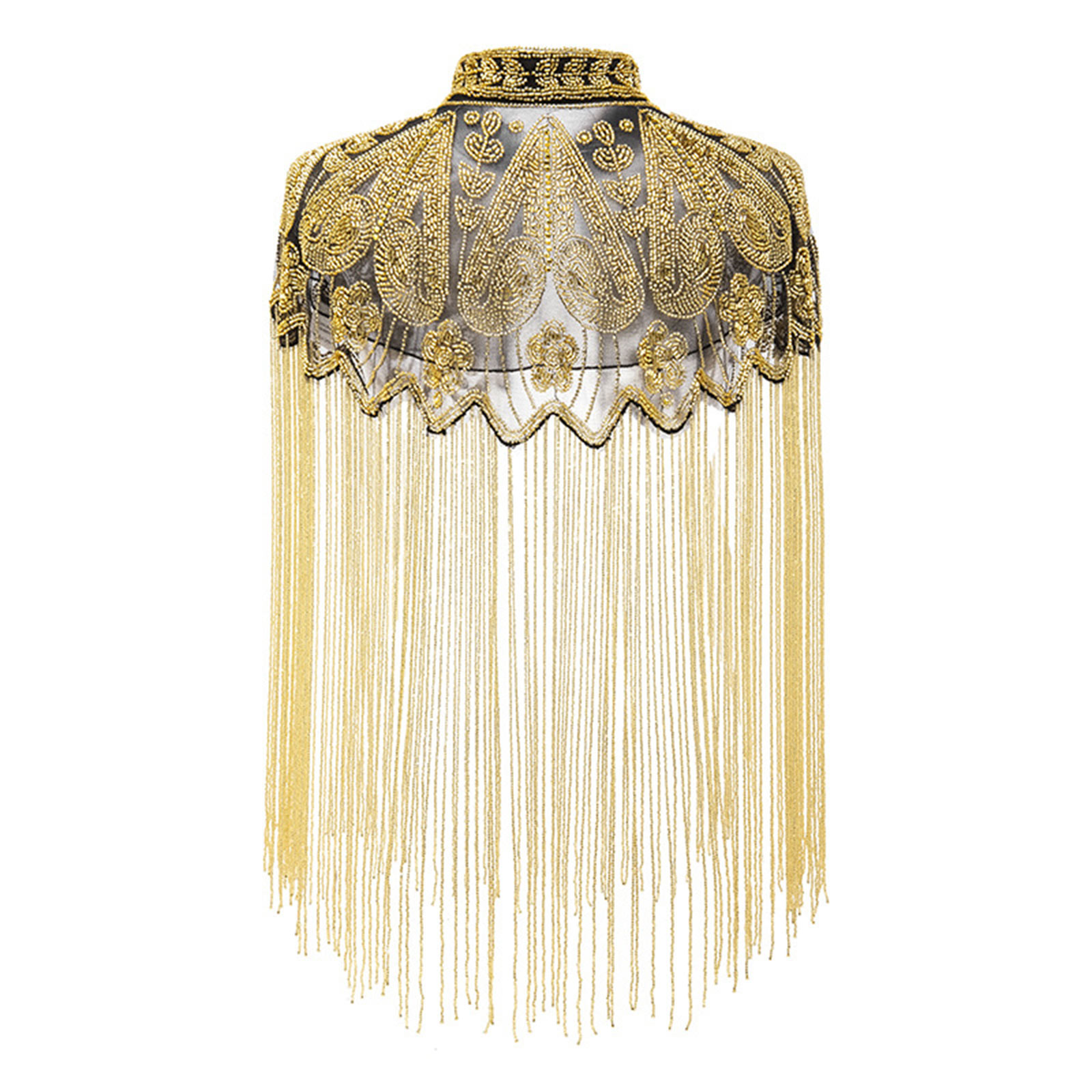Sequins Beaded Evening Cape Wo - Wedding Dress Supply 评论和价格