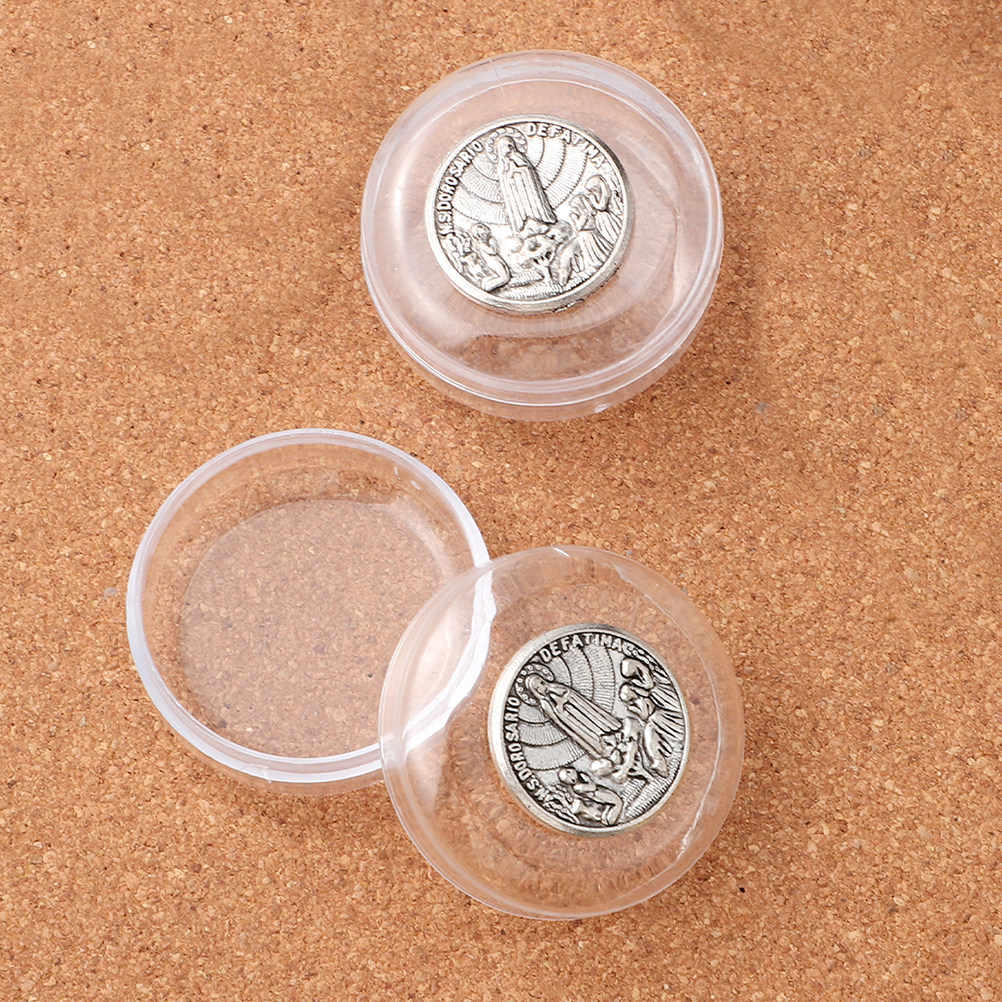 2Pcs Luxury Metal Rosary Box R - Wedding Favor Box 评论和价格