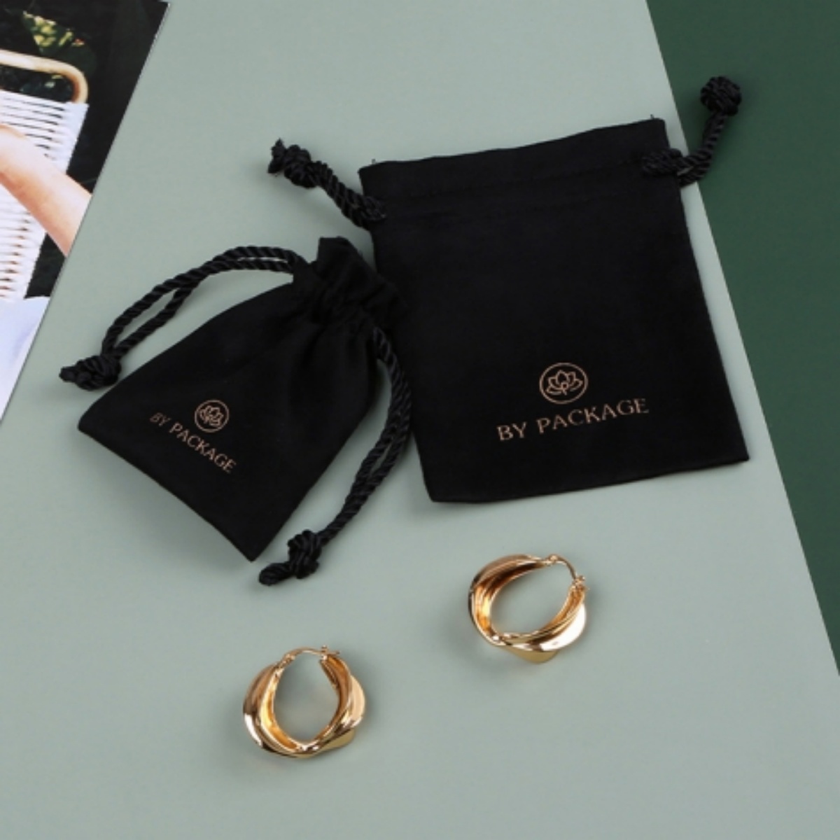 50pcs Black Velvet Tarot Stora - Wedding Package Gold 评论和价格